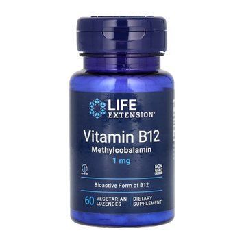Vitamin B12 Methylcobalamin 1 mg - 60 vcaps (Повреждена банка) &mdash; оригинальный товар
