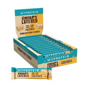 Crispy Layered - 12x58g White Chocolate Peanut &mdash; оригинальный товар