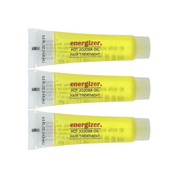 Energizer Hot Jojoba Oil Hair Treatment 3 Reclosable Tubes - 14.8 ml (До 01.26) &mdash; оригінальний товар