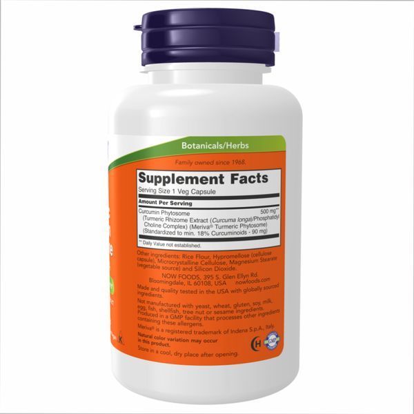 Turmeric Curcumin Phytosome 500mg - 60 vcaps &mdash; оригінальний товар