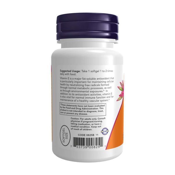 Vitamin E-200 D-Alpha Tocopheryl - 100 softgels &mdash; оригинальный товар