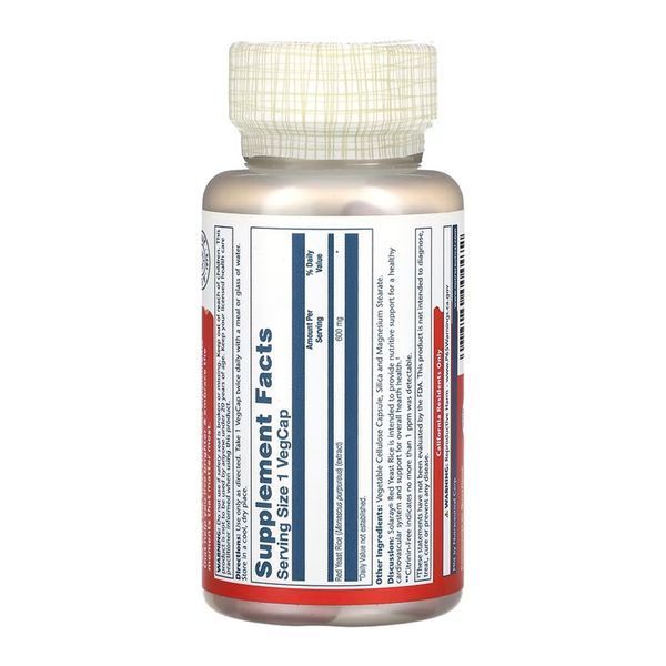 Red Yeast Rice 600mg - 90 vcaps &mdash; оригинальный товар