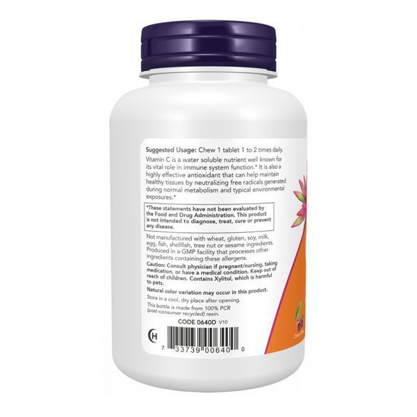 Vitamin C-500 - 100 tabs Cherry &mdash; оригінальний товар