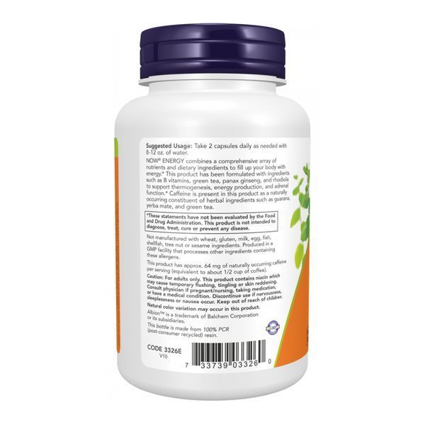 Energy - 90 vcaps &mdash; оригинальный товар