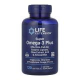 Super Omega-3 Plus EPA/DHA Fish Oil, Sesame Lignans, Olive Extract, Krill & Astaxanthin - 120 softgels &mdash; оригинальный товар