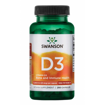 D-3 High Potency Vitamin 1000iu - 250caps &mdash; оригинальный товар