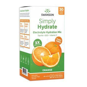 Simply Hydrate Electrolyte Hydration Mix - 30 packs Orange (До 03.26) &mdash; оригинальный товар