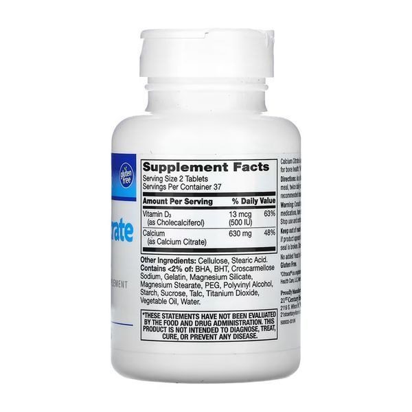Calcium Citrate + D3 - 75 tabs &mdash; оригинальный товар