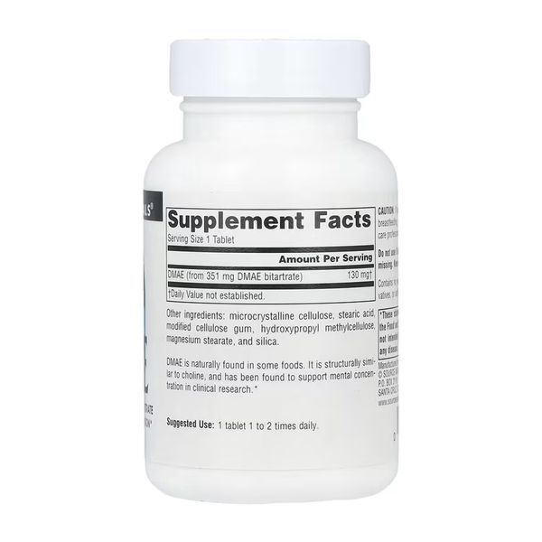 DMAE 351 mg - 100 tabs &mdash; оригинальный товар
