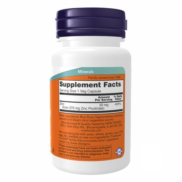 Zinc Picolinate 50 mg - 60 vcaps &mdash; оригинальный товар