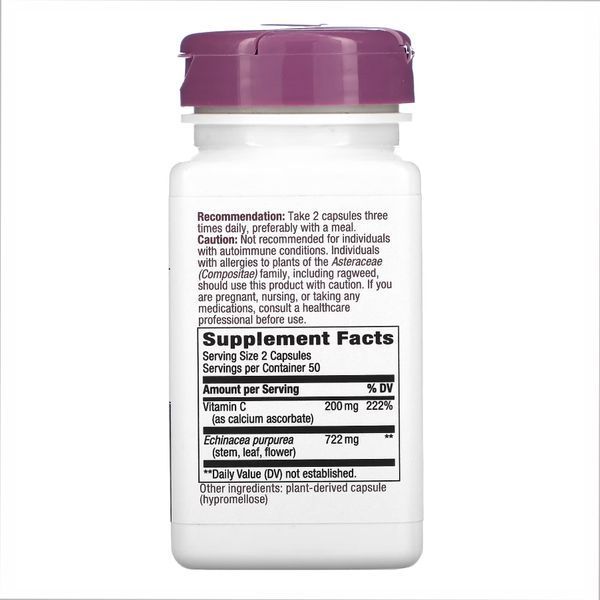 Echinacea & Vitamin C - 100 vcaps &mdash; оригінальний товар