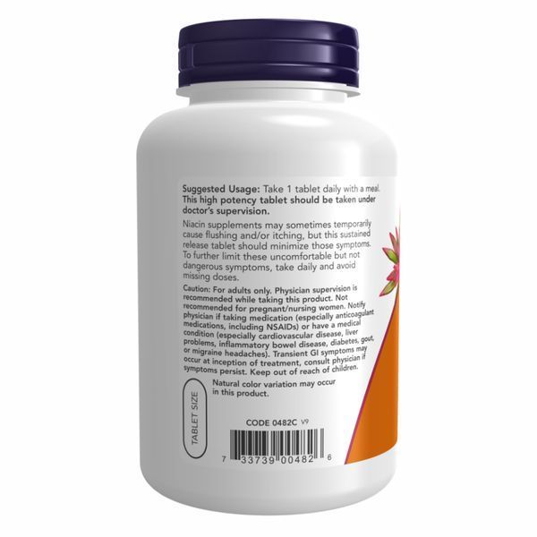 Niacin 500mg - 250 tabs &mdash; оригінальний товар