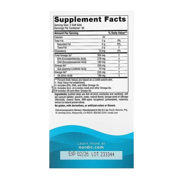Complete Omega - 60 softgels &mdash; оригинальный товар