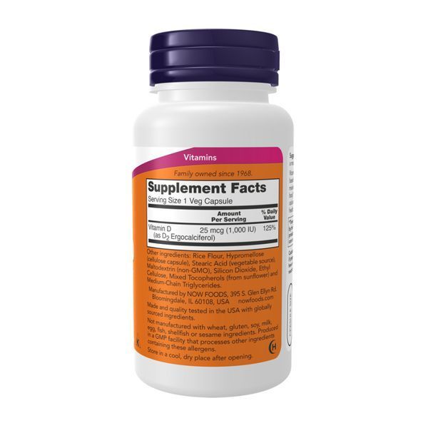 VIT D-3 1000 IU Dry - 120 vcaps &mdash; оригінальний товар
