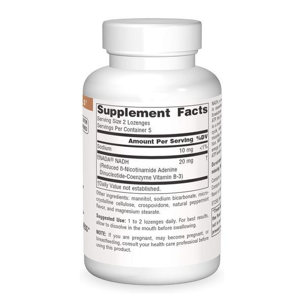 NADH 10mg Peppermint - 10 lozenges &mdash; оригинальный товар