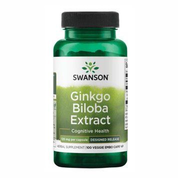 Ginkgo Biloba Extract 120 mg - 100 veg caps &mdash; оригинальный товар