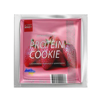 Protein Cookie - 60g Strawberry (Поштучно) &mdash; оригинальный товар