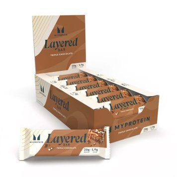Layered Bar - 12x60g Triple Chocolate Fudge &mdash; оригинальный товар
