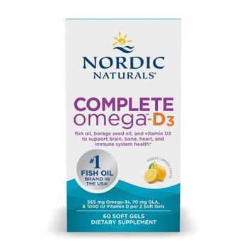 Complete Omega-D3 - 60 softgels &mdash; оригинальный товар