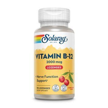 Vitamin B-12 2000mcg - 90 lozenges Natural Cherry &mdash; оригинальный товар