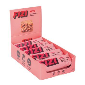 KETO Protein Bar - 10x45g Strawberry + Almond &mdash; оригінальний товар