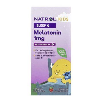 Kids Melatonin 1mg - 40 tabs &mdash; оригинальный товар