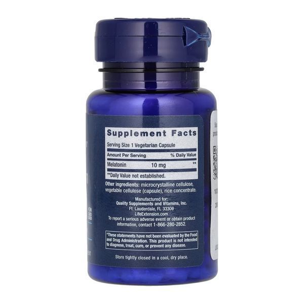 Melatonin 10 mg - 60 veg caps &mdash; оригинальный товар