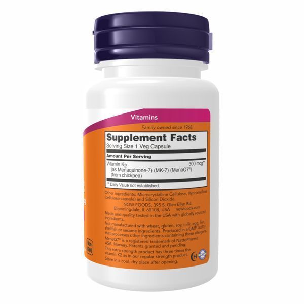 Vitamin K2 (MK-7) 300mcg - 60 vcaps &mdash; оригинальный товар