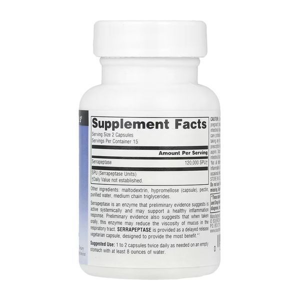 Serrapeptase - 30 caps &mdash; оригінальний товар