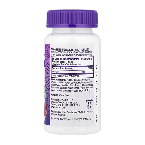 Melatonin 1mg - 90 tabs &mdash; оригінальний товар
