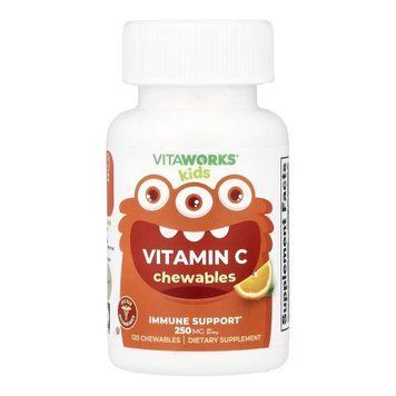 VitaWorks Vitamin C Kids - 120 chewables Orange &mdash; оригинальный товар