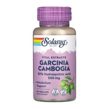 Garcinia Cambogia Fruit Ext 500mg - 60 veg caps &mdash; оригинальный товар