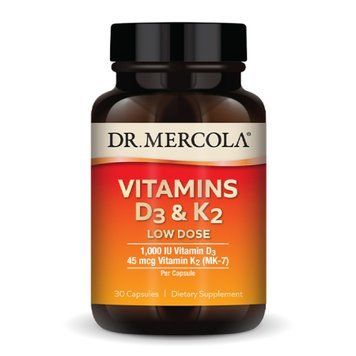 Vitamins D3 & K2 Low Dose - 30 caps &mdash; оригинальный товар