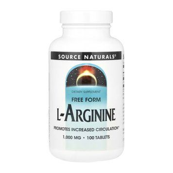 L-Arginine 1000 mg - 100 tabs &mdash; оригинальный товар