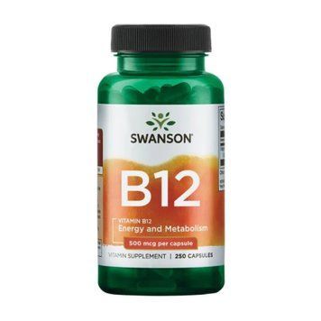 Vitamin B12 500 mcg - 250caps &mdash; оригинальный товар