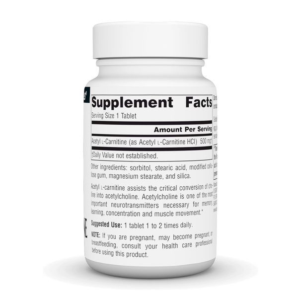 Acetyl L-Carnitine 500 mg - 30 tabs &mdash; оригінальний товар