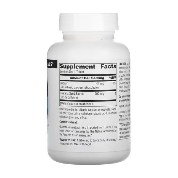 Guarana Energizer&trade; 900mg - 60 tabs &mdash; оригінальний товар