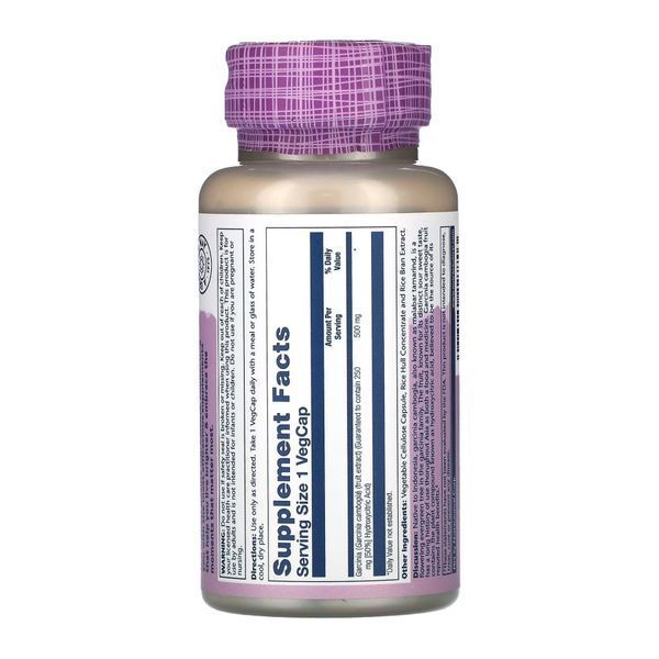 Garcinia Cambogia Fruit Ext 500mg - 60 veg caps &mdash; оригинальный товар