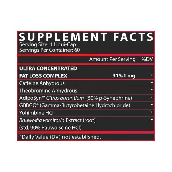 Lipo 6 Black Ultra Concentrate - 60 caps &mdash; оригинальный товар