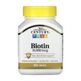 Biotin 10,000 mcg - 360 tabs &mdash; оригінальний товар