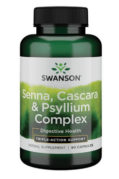 Senna Cascara Psyllium Complex - 90caps &mdash; оригинальный товар