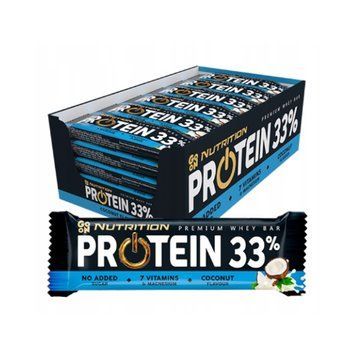 Protein 33% Bar - 25x50g Coconut &mdash; оригинальный товар