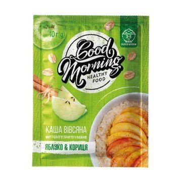 Good Morning Oatmeal - 30х40g Apple Cinnamon &mdash; оригинальный товар