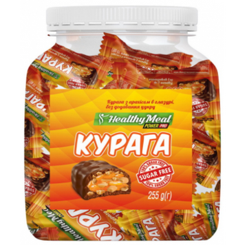 Helthy Meal - 255г Курага с арахисом в глазури &mdash; оригінальний товар