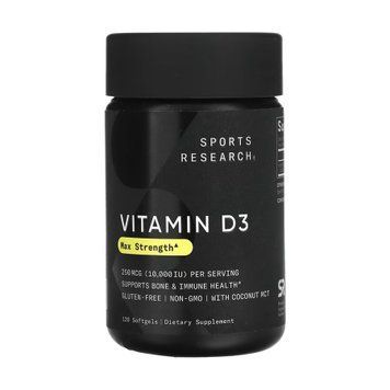 Vitamin D3 10000IU - 120 softgels &mdash; оригинальный товар