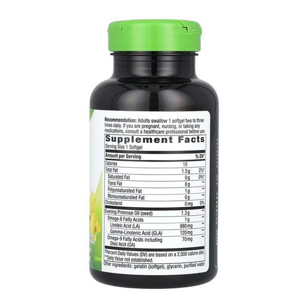Evening Primrose Oil 1300 mg - 60 softgels &mdash; оригінальний товар