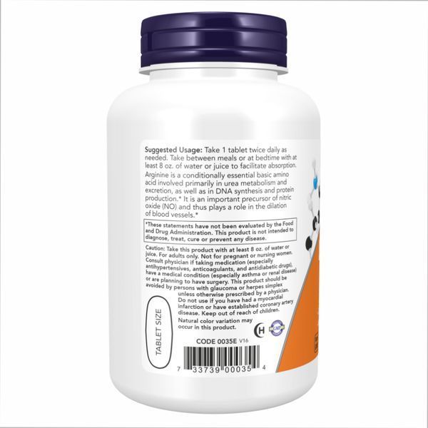 L-Arginine 1000mg - 120 tabs &mdash; оригинальный товар
