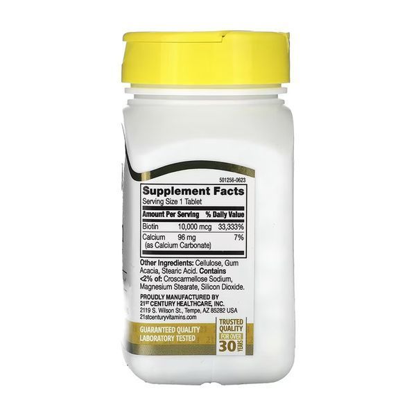 Biotin 10,000 mcg - 360 tabs &mdash; оригінальний товар