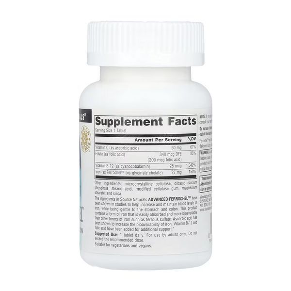 Advanced Ferrochel&trade; 27mg - 180 tabs &mdash; оригинальный товар