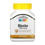 Biotin 5000 mcg - 110 caps &mdash; оригінальний товар